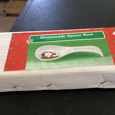 House of Lloyds Ceramic Spoon Rest "Christmas Is Homemade"