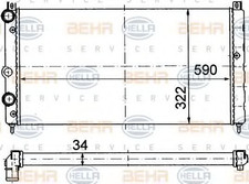 Radiateur Skoda FELICIA