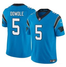 Men's Rico Dowdle Blue Stitched Jersey