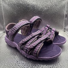 Teva Little Kid's Tirra Purple Strap Up Sandals Girls Size 11 US New