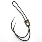 Southwest Sterling Turquoise Coral MOP Onyx Men Bolo Tie Slide Lot of 4 #S5387-4 — photo 5