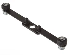 K&M 23510 Adjustable Stereo Microphone Bar - Black