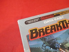 Break Thru (Nintendo NES) w/ Box game WORKS! BreakThru