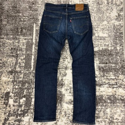 LEVIS 502 Premium Herren Jeans Hose W32 L34 Regular Straight Denim Blau