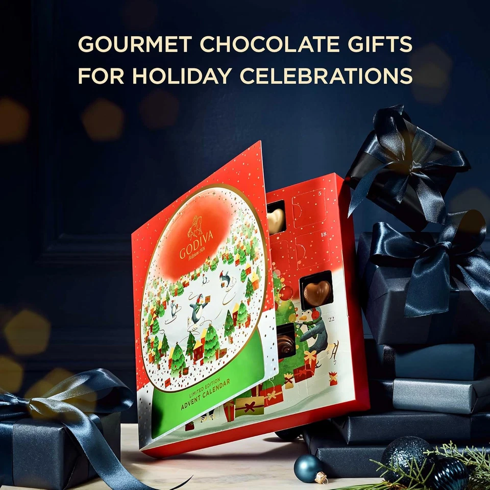 Calendario Adviento Edicion Limitada Bola Nieve Chocolate Caja Regalo Navidad - Image 4 of 4