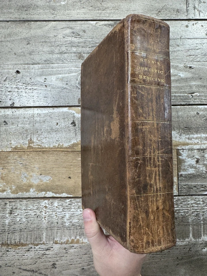 1838 Antique Medical Book “Gunn's Domestic Medicine” Xenia, Ohio Print, 10th ed. - Image 2 of 4