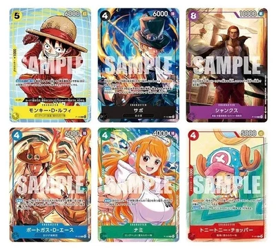 One Piece Collab McDonald’s 2025 – Sealed Japan Promo Pack (6 Karten)