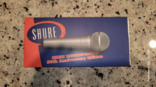 Shure SM58-50A - 50th Anniversary Dynamic Microphone Mint in Box.