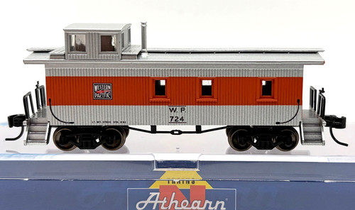 N ATHEARN 12092 FURGÓN LATERAL DE MADERA WESTERN PACIFIC WP # 724 | Condition: New
