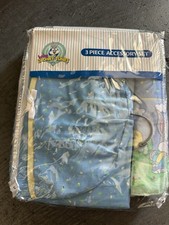 baby looney tunes 3 piece accessory set ,flanel reciving blanket,crib skirt