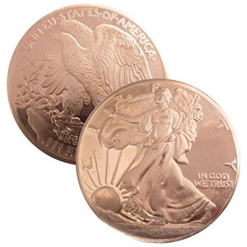 Private Mint Currency Design 1 oz .999 Pure Copper Round/Challenge Coin
