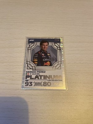 Topps Formel 1 Turbo Attax 24 Sergio Perez Platinum #LE 11