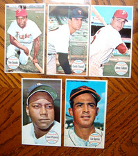 1964 Topps Giants 5-Cards #14-32-36-39-53  EXMT  W/ STARS