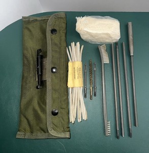 Vintage 2002 USGI M16A1 Rifle Cleaning Kit, 10 Pieces Plus Case, Great Condition
