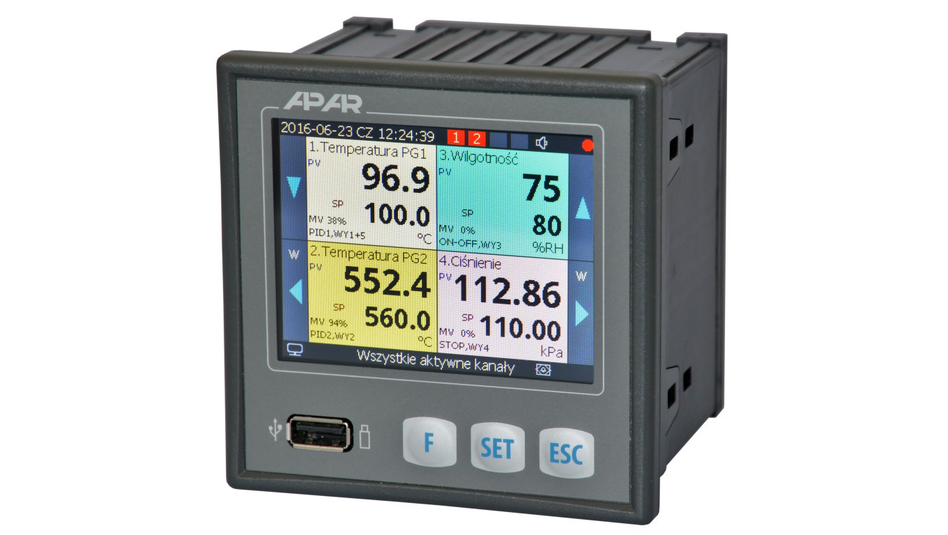Four-channel universal controller AR654/S1/P/P/P/P/IP30 /T2UK