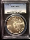 1879-S Morgan Silver Dollar PCGS MS-63 nice coin