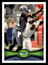 2012 Topps #157 Kam Chancellor Rookie Card Seattle Seahawks. rookie card picture
