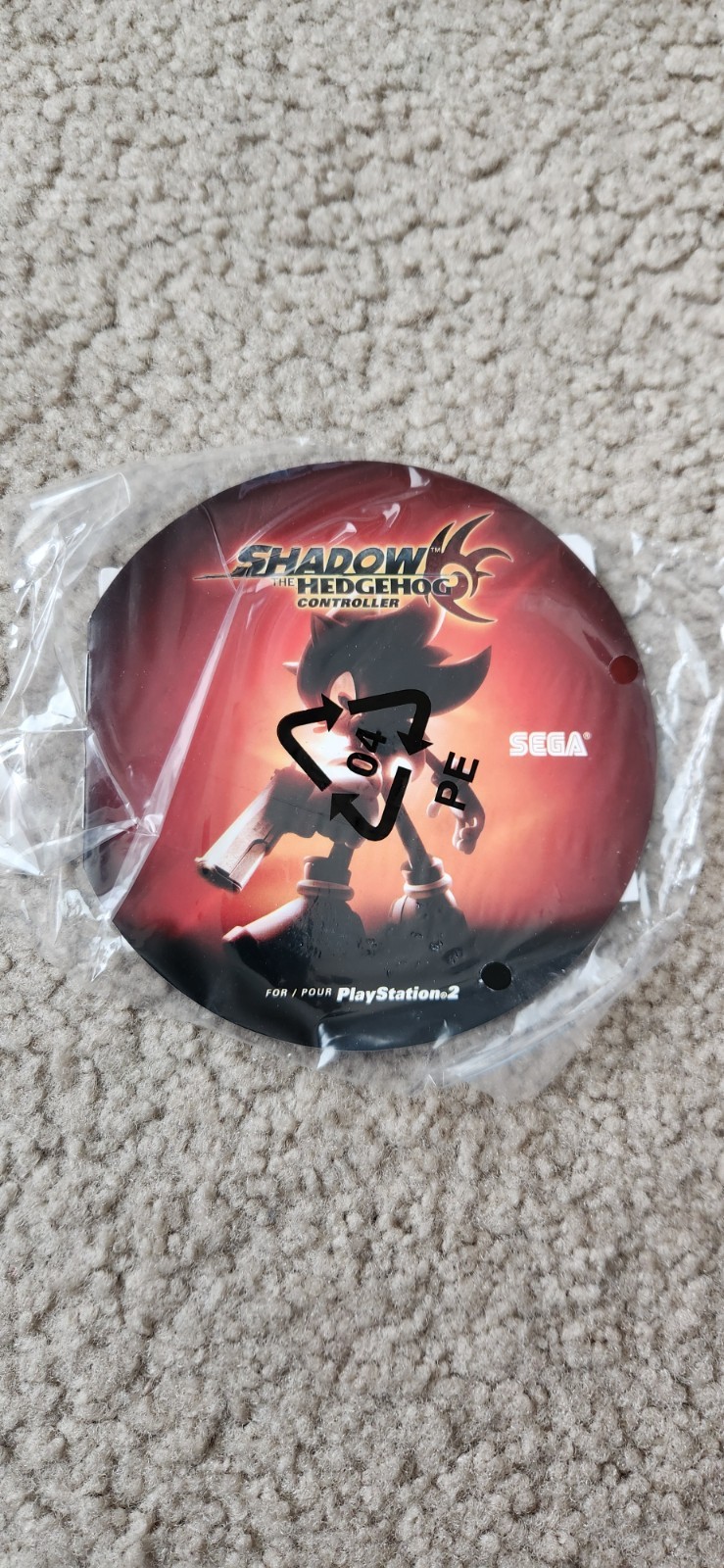 New Shadow the Hedgehog 2005 NUBYTECH PS2 Controller Playstation 2 Sega Sonic