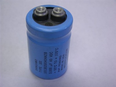 5 Vintage Sangamo 101302U040AA2B 3000uF 40V 85C Electrolytic Capacitors