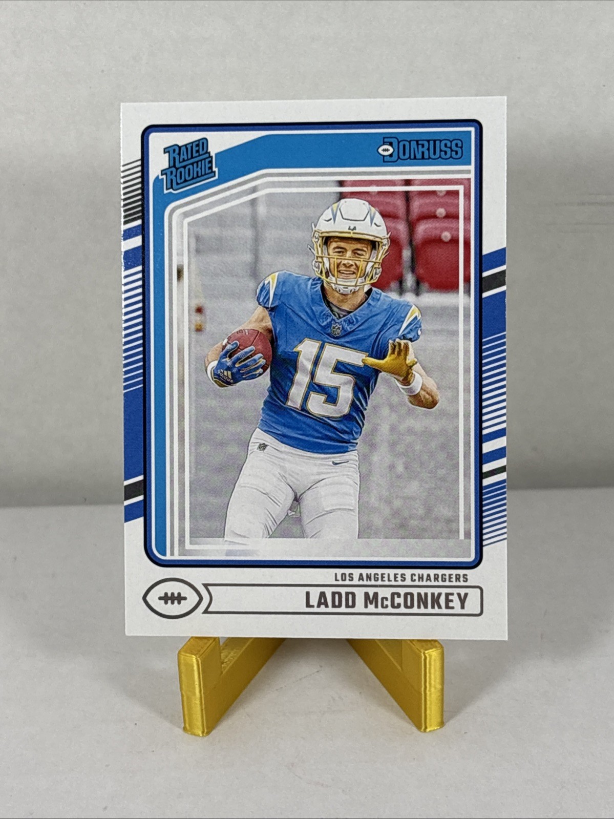 Ladd McConkey 2024 Panini Donruss RC #328