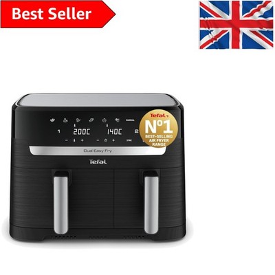 Kompakte Dual Zone Digital Air Fryer - 8,3 l Fassungsvermögen, gesunde Kochlösung