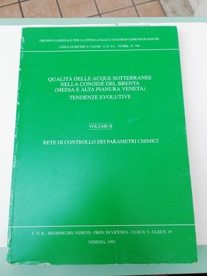 (AA.VV.) - Grundwasserqualität im Brenta-Kegel Vol. 2- 1993