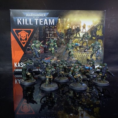 Games Workshop Warhammer 40000 Kill Team: Astra Militarum Kasrkins AMAZING PAINT
