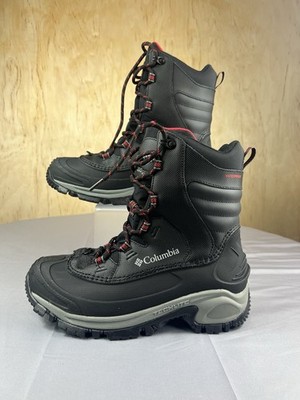 Columbia Bugaboot III Men s 8.5 Black Grey Mid Calf Winter Boots BM5980-012