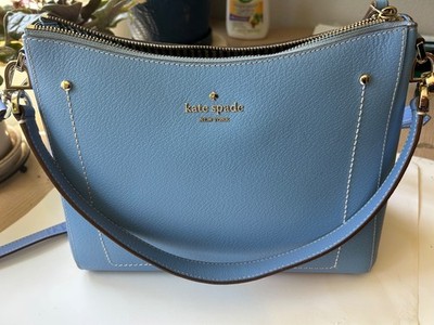NWOT Kate Spade Thompson Street Tatum Crossbody Blue Handbag w/ Matching Wallet