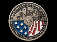 SB09103 2002  WASHINGTON BUILDING CONGRESS CRAFTSMANSHIP AWAR WINNER  BUCKLE