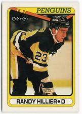 1990-91 Randy Hillier O-Pee-Chee - Pittsburgh Penguins