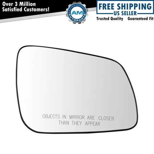 Right Mirror Glass Fits 2008-2014 Mitsubishi Lancer
