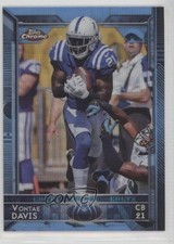 2015 Topps Chrome Blue Wave Refractor Vontae Davis #66 5h9