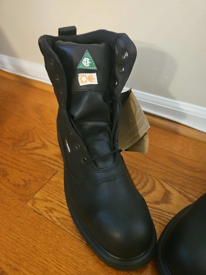 Red Wing 4273 Firefighter Black Steel Toe Boots Men's Size 10.5 D ( BRAND NEW ) - Image 2 of 4