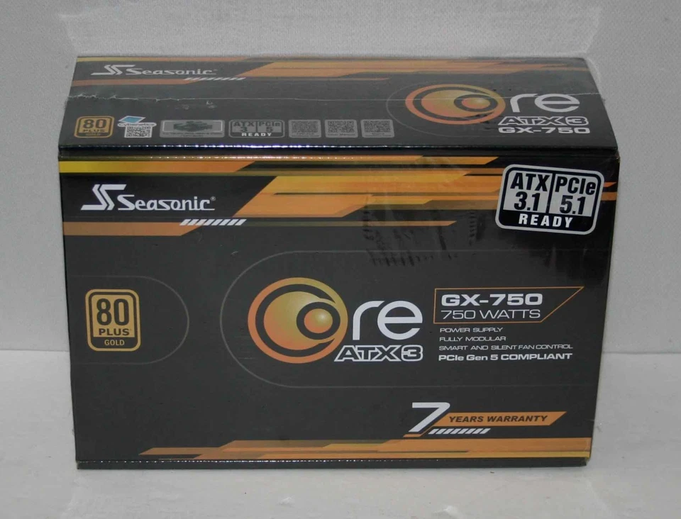 Seasonic Focus GX-750 SSR-750FX 750W 80+Gold Modular Power Supply PSU NEW - Image 2 of 4