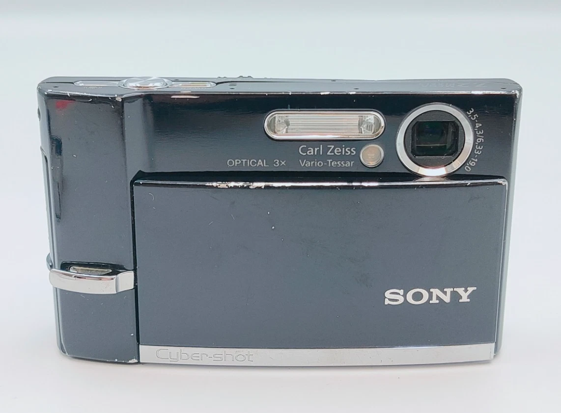 SONY Digital Camera Black DSC-T30 Cyber Shot 3.0x Optical Zoom USED