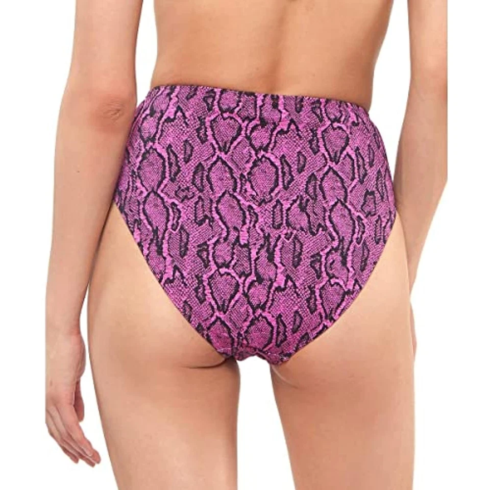 $48 Jessica Simpson Mujer Estampado Serpiente Corbata Frontal Natación Parte Inferior Talla Mediana Foto 2 de 2