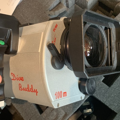 AMPHIBICO DIVE BUDDY UNDERWATER VIDEO SYSTEM 100m w/ 101s underwater light, CASE - Photo 9 sur 12
