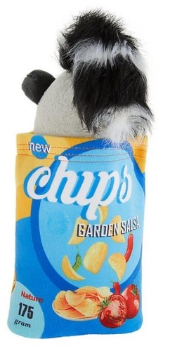 Chips 'n Salsa Action Leckerbissenspender großes Hundespielzeug mit knisterndem Geräusch, Schwanz bewegt sich - Bild 5 von 6
