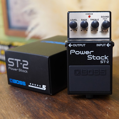 BOSS Power Stack ST-2 Gitarren-Effekt-Pedal über Drive Verzerrung Crunch