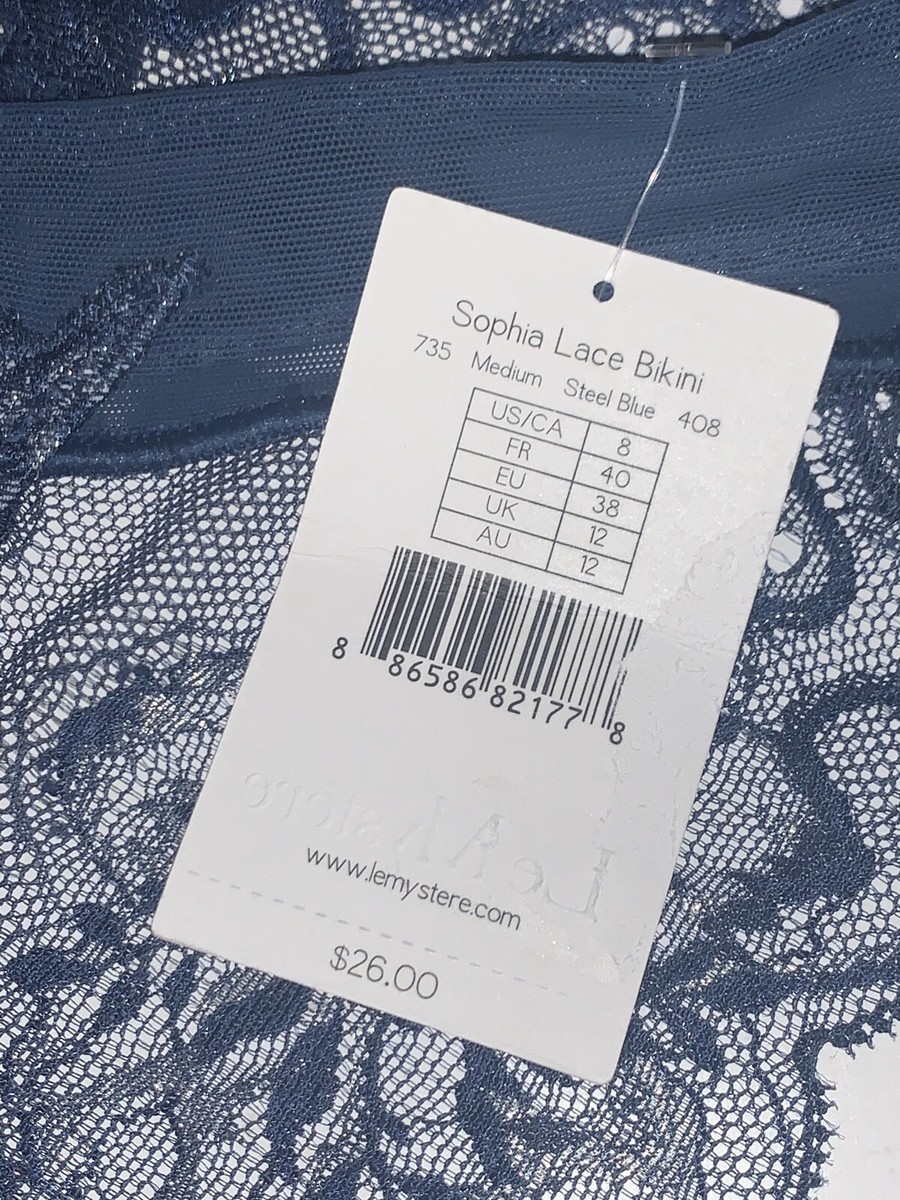Le Mystère Blue Bikini & Garter Belt Brand New | eBay