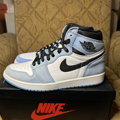 Jordan 1 High University Blue, Men\'s Size‎ 9.5 Left shoe faded Jordan 1 High University Blue, Men main image 4