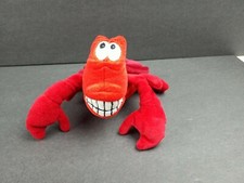 Disney Store Exclusive The Little Mermaid Bean Bag Plush Animal Toy Sebastian