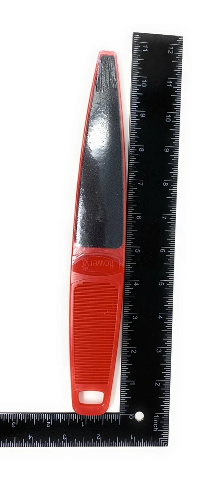 Flowery Foot Rasp Foot File Callus Remover Foot Care Pedicure Foot File Red XL  - Image 3 of 4