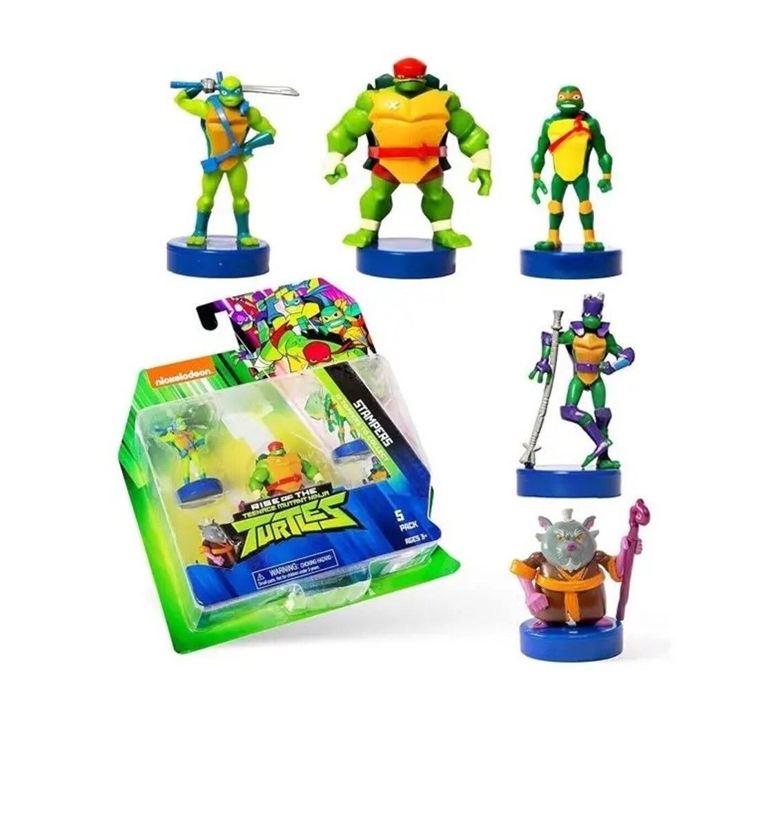 RISE OF THE TEENAGE MUTANT NINJA TURTLES 5-PACK STAMPERS 12