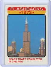 2022 Topps Heritage Sears Tower Completed in Chicago 1973 Flashbacks NF-13