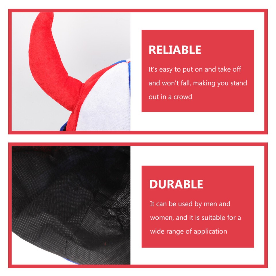 Decorative Masquerade Hat Party Headwear Cosplay Hat for Festival Dress