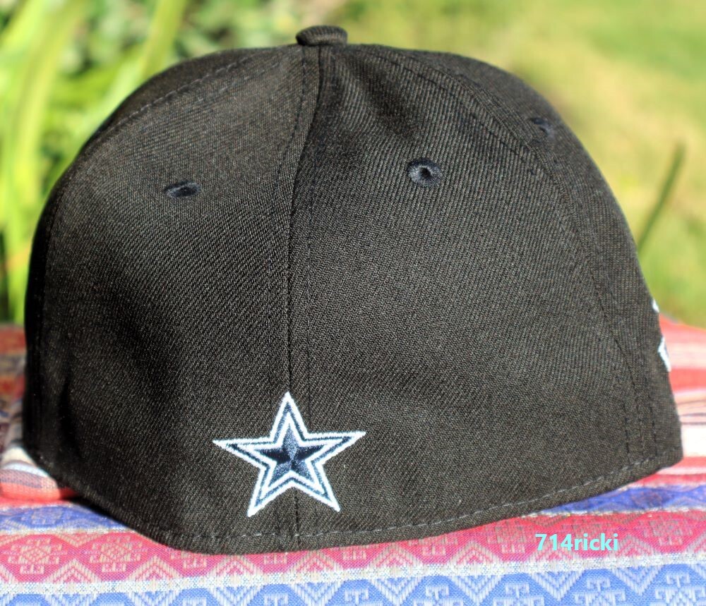 【海外限定】New Era 59FIFTY Dallas Cowboys 50th Black Script New Era Dallas Cowboys 50th Anniversary Black Metallic