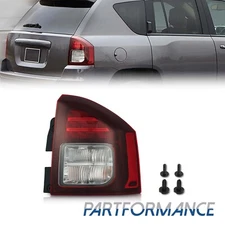 For Jeep Compass 2014-2017 Right Passenger LED Rear Tail Light Lamp Brake w/Bulb