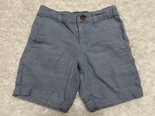 Cat  Jack Boys Shorts Sz 4 Blue Chambary Adjustable Waistband Bottoms